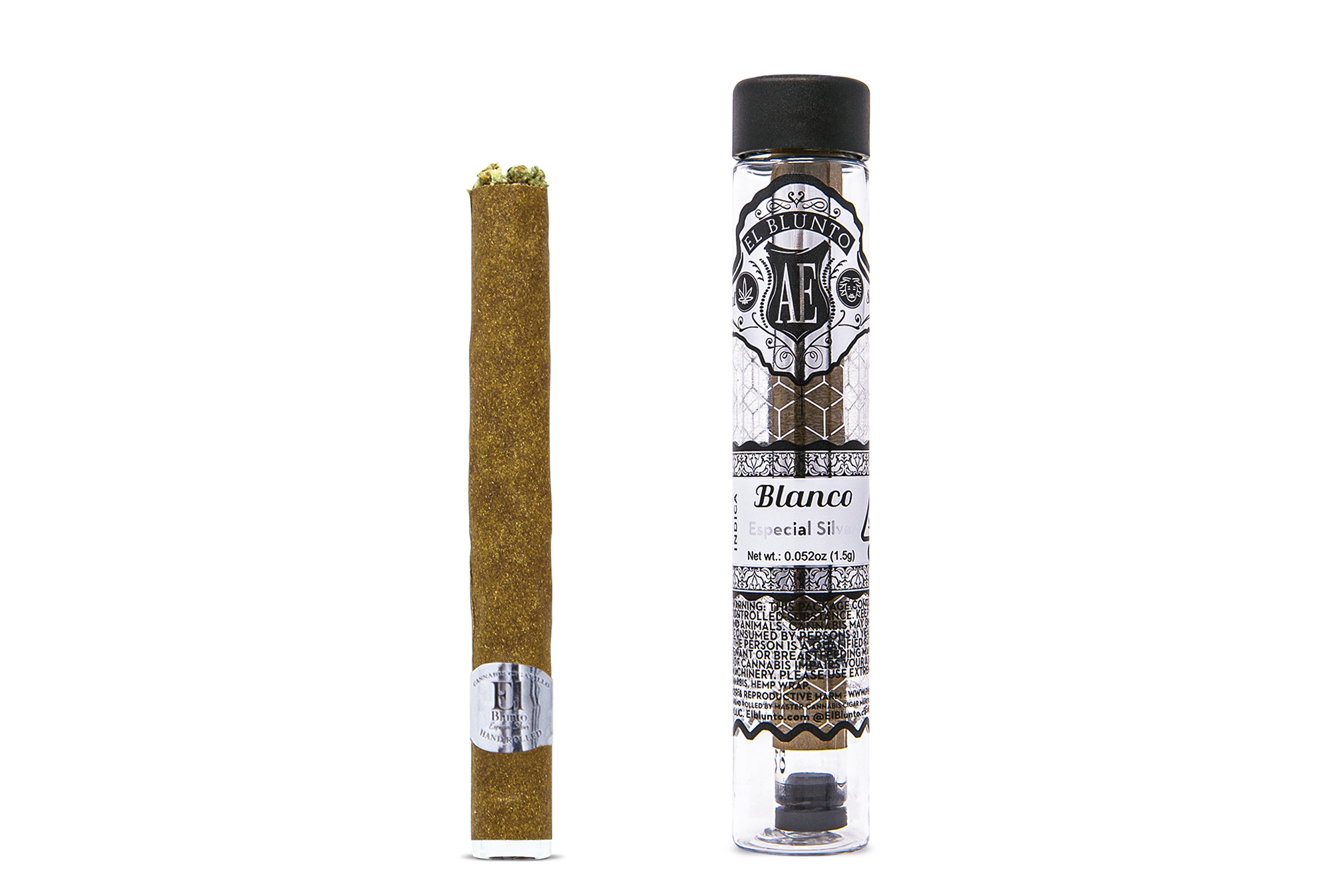 El Blunto  Especial Silver Blanco 1.5G